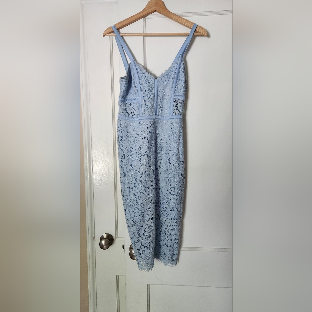 Express Blue Midi Dress